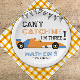 Ik kan me niet vangen... ik ben drie-racks-auto-3- papieren bordje