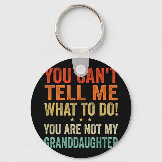 Ik kan me niet vertellen wat ik moet doen, je bent sleutelhanger (Voorkant)