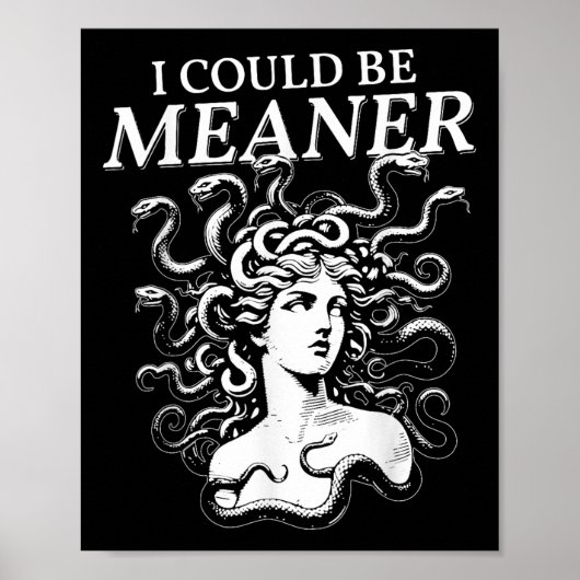Ik kan meaner Medusa zijn Poster (Voorkant)