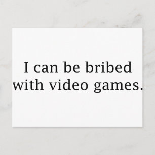 Ik kan met videogames worden omgeven briefkaart
