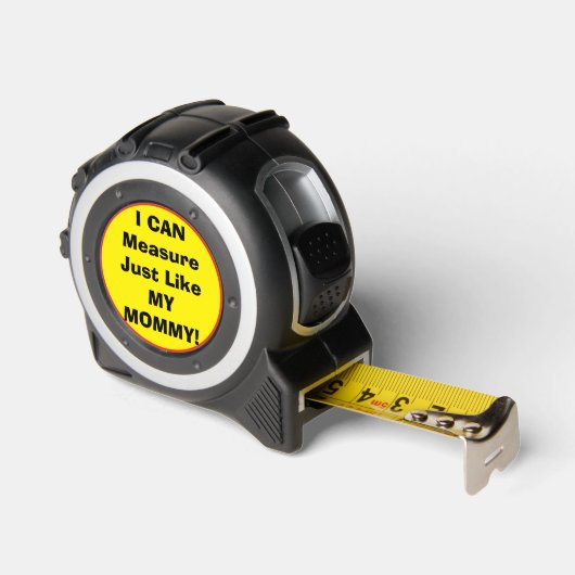 Ik kan meten zoals mijn mama geel Sinaasappel Rolmaat (Hoek)