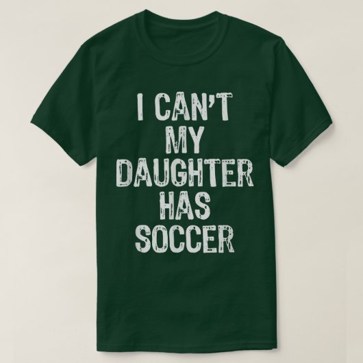 Ik kan mijn dochter niet hebben dat haar vader gra t-shirt (Design voorkant)