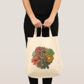 Ik kan mijn eigen bloemen Canvas tas kopen (Voorkant (product))