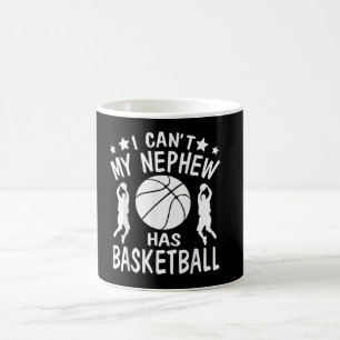 Ik kan mijn Nephew niet voor tante met Basketball Koffiemok