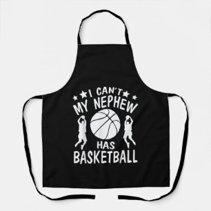 Ik kan mijn Nephew niet voor tante met Basketball Schort