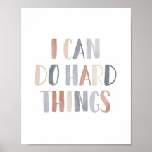 Ik kan moeilijke dingen doen Boho kinderkamer deco