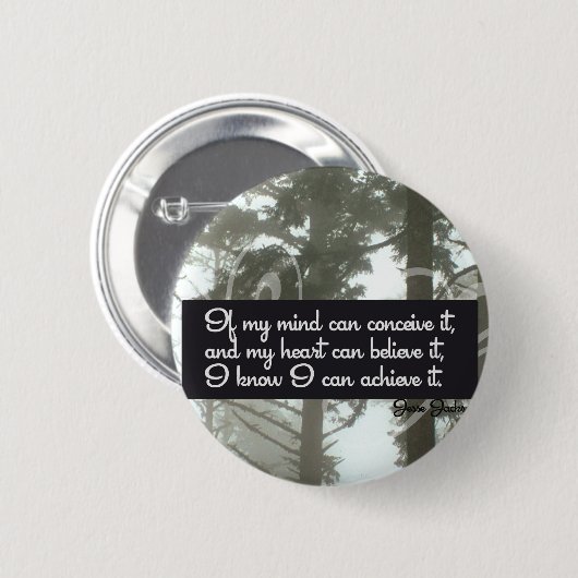 Ik kan Motivatie Button bereiken (Voorkant /achterkant)