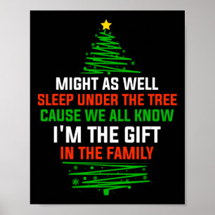 Ik kan net zo goed onder de boom slapen als ik de  poster