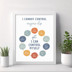 Ik kan niemand anders 18x24 controleren poster