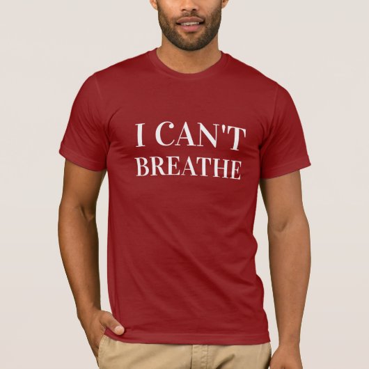 IK KAN NIET ADemen T-shirt (Voorkant)