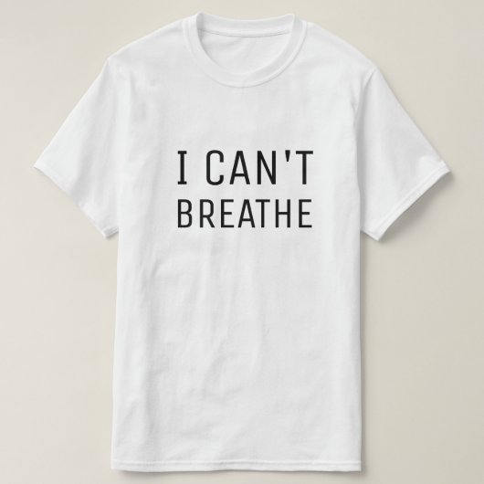 IK KAN NIET ADemen T-shirt (Design voorkant)