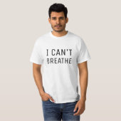 IK KAN NIET ADemen T-shirt (Voorkant volledig)