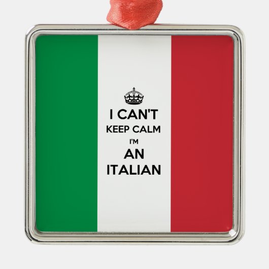 IK KAN NIET ALLEMAAL BEHOUDEN DAT IK EEN ITALIAANS METALEN ORNAMENT (Voorkant)