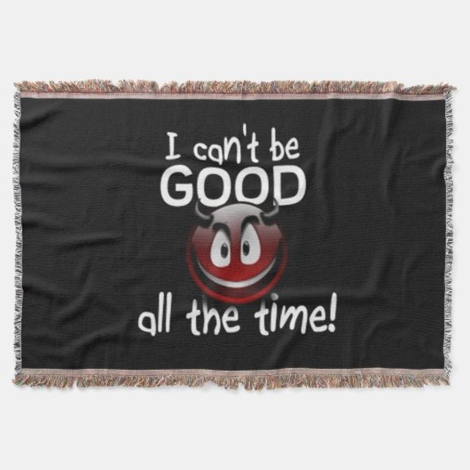 Ik kan niet altijd goed zijn deken (Voorkant)