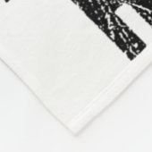 Ik kan niet anders dan badminton player shuttle sp fleece deken (Hoek)