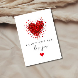 Ik kan niet anders dan van je houden Romantisch ha Feestdagenkaart