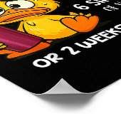 Ik kan niet beslissen of ik een knuffel nodig heb  poster (Hoek)