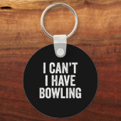 Ik kan niet bowlen sleutelhanger (Voorkant)