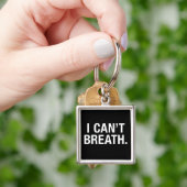 Ik kan niet breath sleutelhanger (Hand)