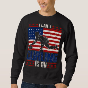 Ik kan niet curling is op wintersport fan support trui