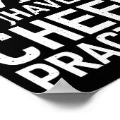 Ik kan niet dat ik een pure oefening heb. poster (Hoek)