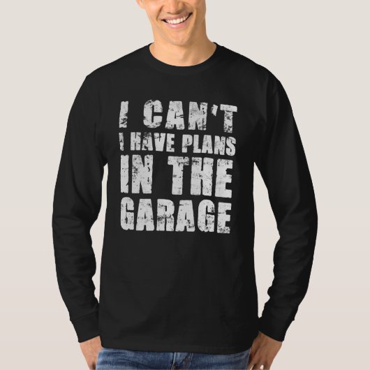 Ik kan niet dat ik plannen heb in de auto 1 t-shirt (Voorkant)