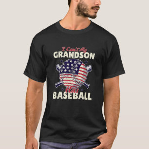 Ik kan niet dat mijn kleinzoon een honkbalwedstrij t-shirt