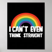 Ik kan niet eens denken dat het grappige Gay Pride Poster (Voorkant)