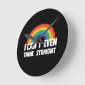 Ik kan niet eens denken dat het grappige Gay Pride Ronde Klok (Hoek)