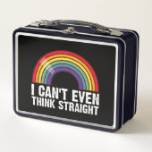 Ik kan niet eens denken hetero LGBTQ Pride Maand (Voorkant)