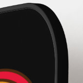 Ik kan niet eens denken hetero LGBTQ Pride Maand Pickleball Paddle (Links Detail)