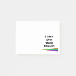 Ik kan niet eens denken. post-it® notes