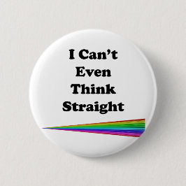 Ik kan niet eens denken. ronde button 5,7 cm