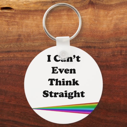 Ik kan niet eens denken. sleutelhanger (Voorkant)