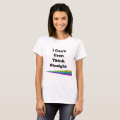 Ik kan niet eens denken. t-shirt (Voorkant volledig)