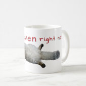 Ik kan niet eens op dit moment kat Mok (Voorkant rechts)