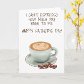 Ik kan niet Espresso hoeveel je voor me bent Kaart (Gele Bloem)