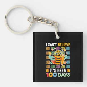 Ik kan niet geloven dat het al 100 dagen school zi sleutelhanger