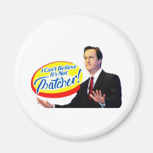 Ik kan niet geloven dat het niet Thatcher is. Magneet (Voorkant)