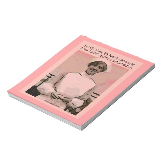 Ik kan niet geloven dat ik geen betere verpleegste notitieblok (Linkerzijde)