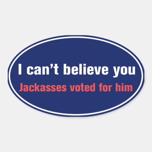 Ik kan niet geloven... Sticker (Voorkant)