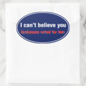 Ik kan niet geloven... Sticker (Tas)