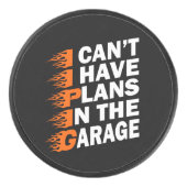Ik kan niet hebben plannen in de garage auto liefh hockey puck (Voorkant)
