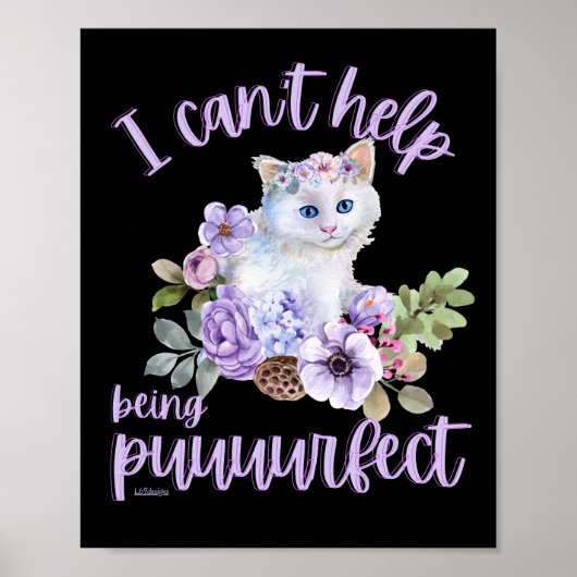 IK KAN NIET HELPEN OM EEN grappig cadeautje te MAK Poster (Voorkant)