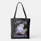 IK KAN NIET HELPEN OM EEN grappig cadeautje te MAK Tote Bag (Achterkant)