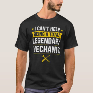 Ik kan niet helpen om een totale wettige mechanisc t-shirt