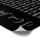 Ik kan niet helpen verliefd te worden op je zwarte poster (Hoek)