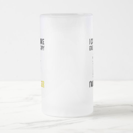 Ik kan niet iedereen gelukkig maken - ik ben geen  matglas bierpul (Center)