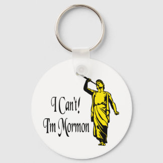 Ik kan niet, ik ben Mormon Sleutelhanger