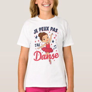 Ik Kan Niet Ik Heb Ballet Danseres Ballerina T-shirt